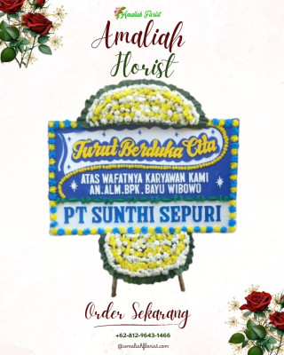 Papan Bunga Duka di Barengkok