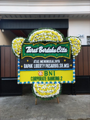 Papan Bunga Duka di Barengkok