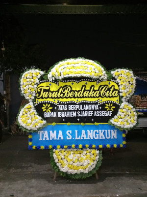 Papan Bunga Duka di Barengkok