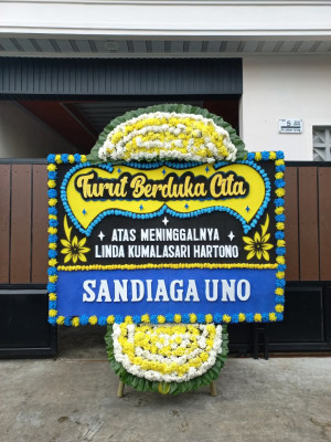 Papan Bunga Duka di Barengkok